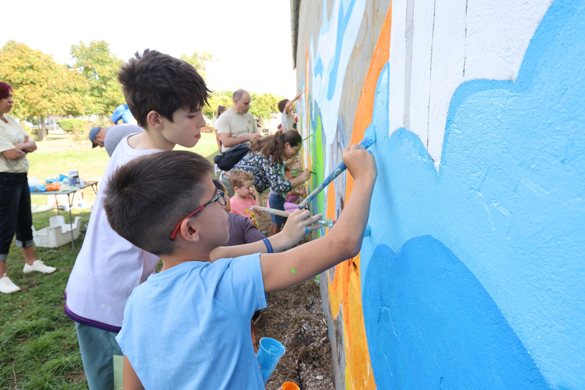 El nuevo mural de San Pedro Regalado-Viveros en imágenes