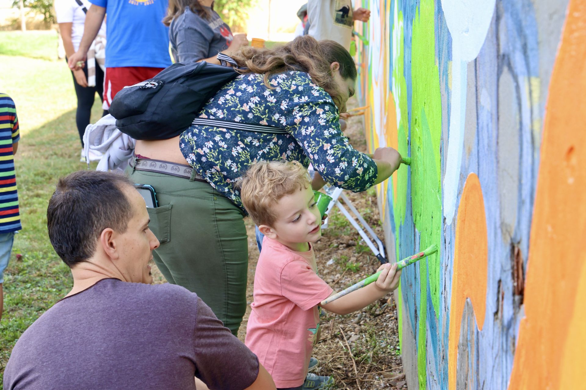 El nuevo mural de San Pedro Regalado-Viveros en imágenes