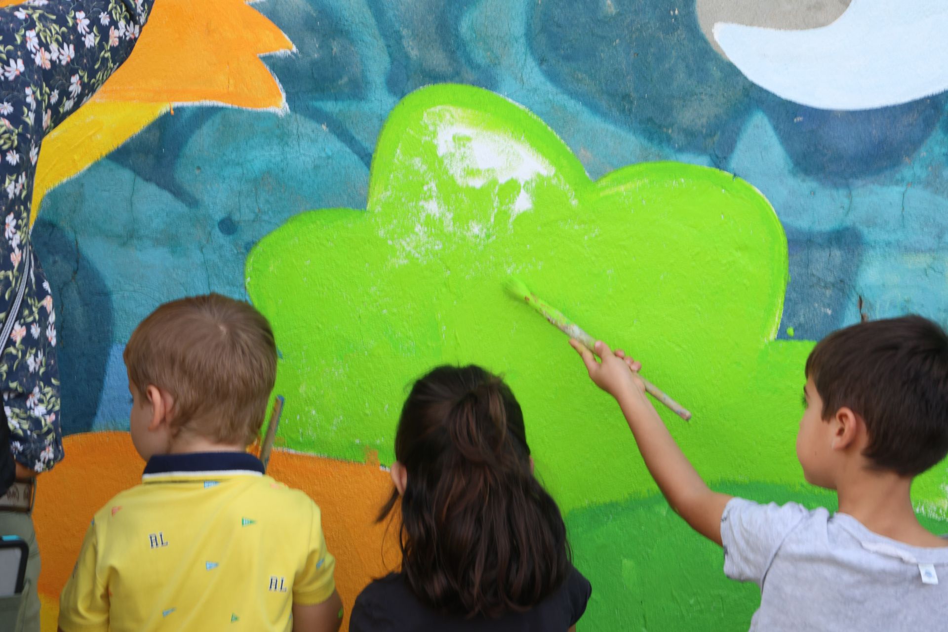 El nuevo mural de San Pedro Regalado-Viveros en imágenes