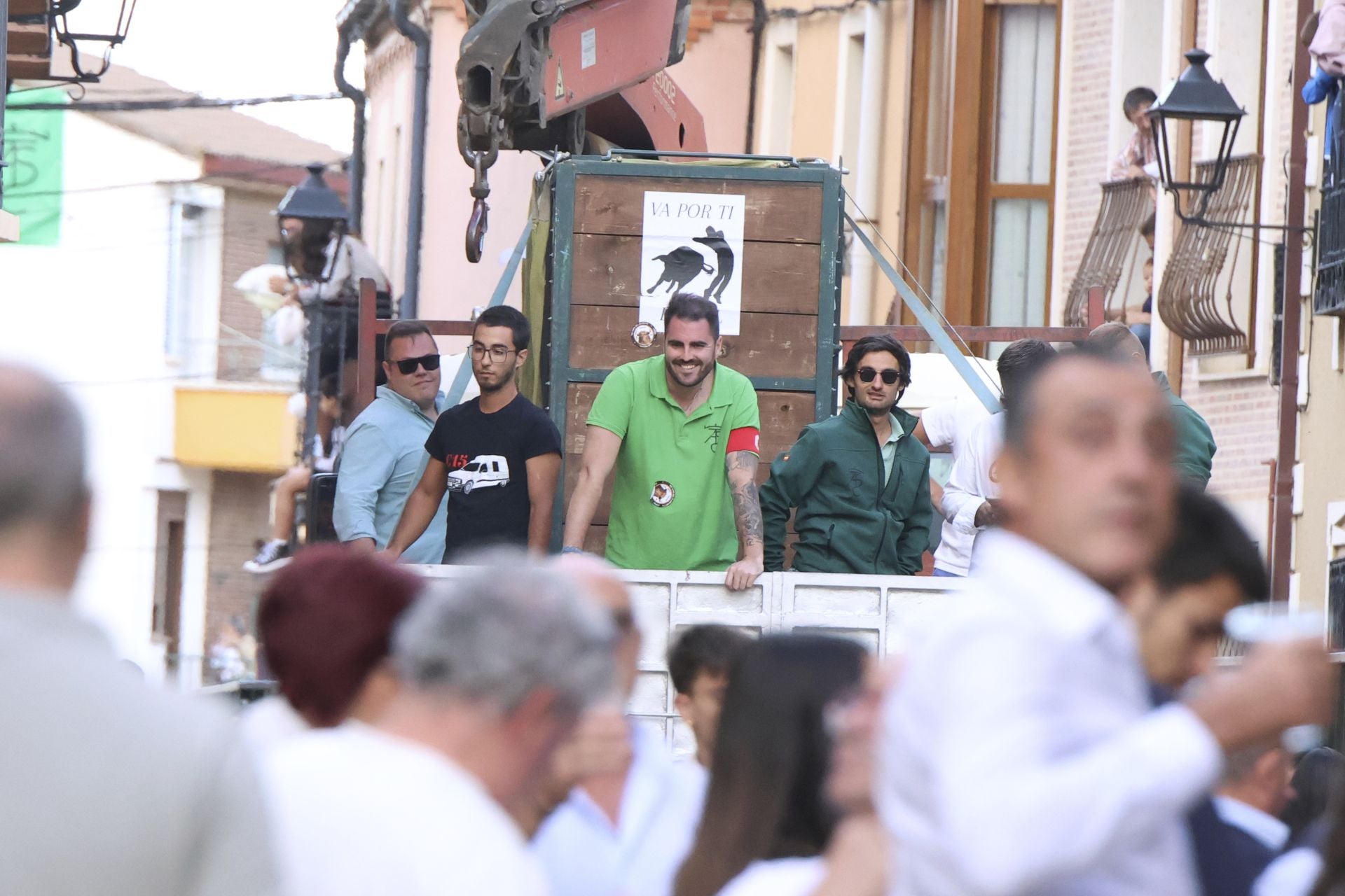 Las imágenes del toro del Clarete en Cigales