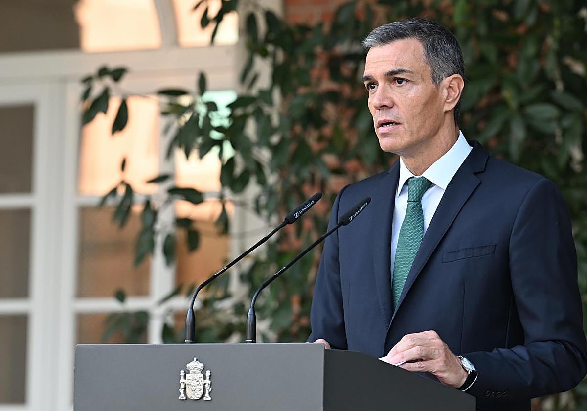 El presidente del Gobierno, Pedro Sánchez.