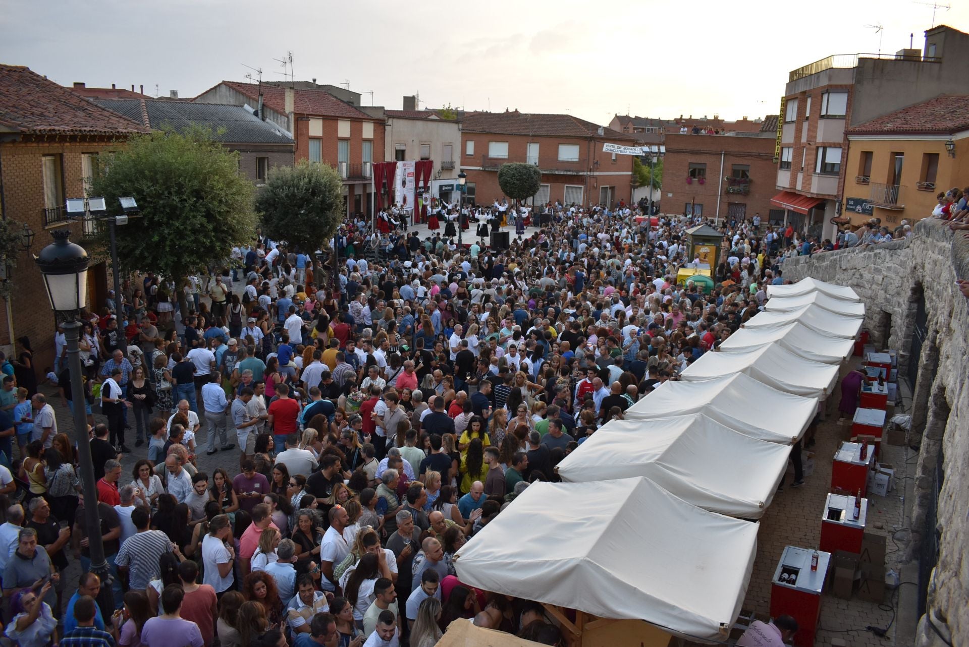 Asistentes a la Fiesta del Primer Vino de Cigales