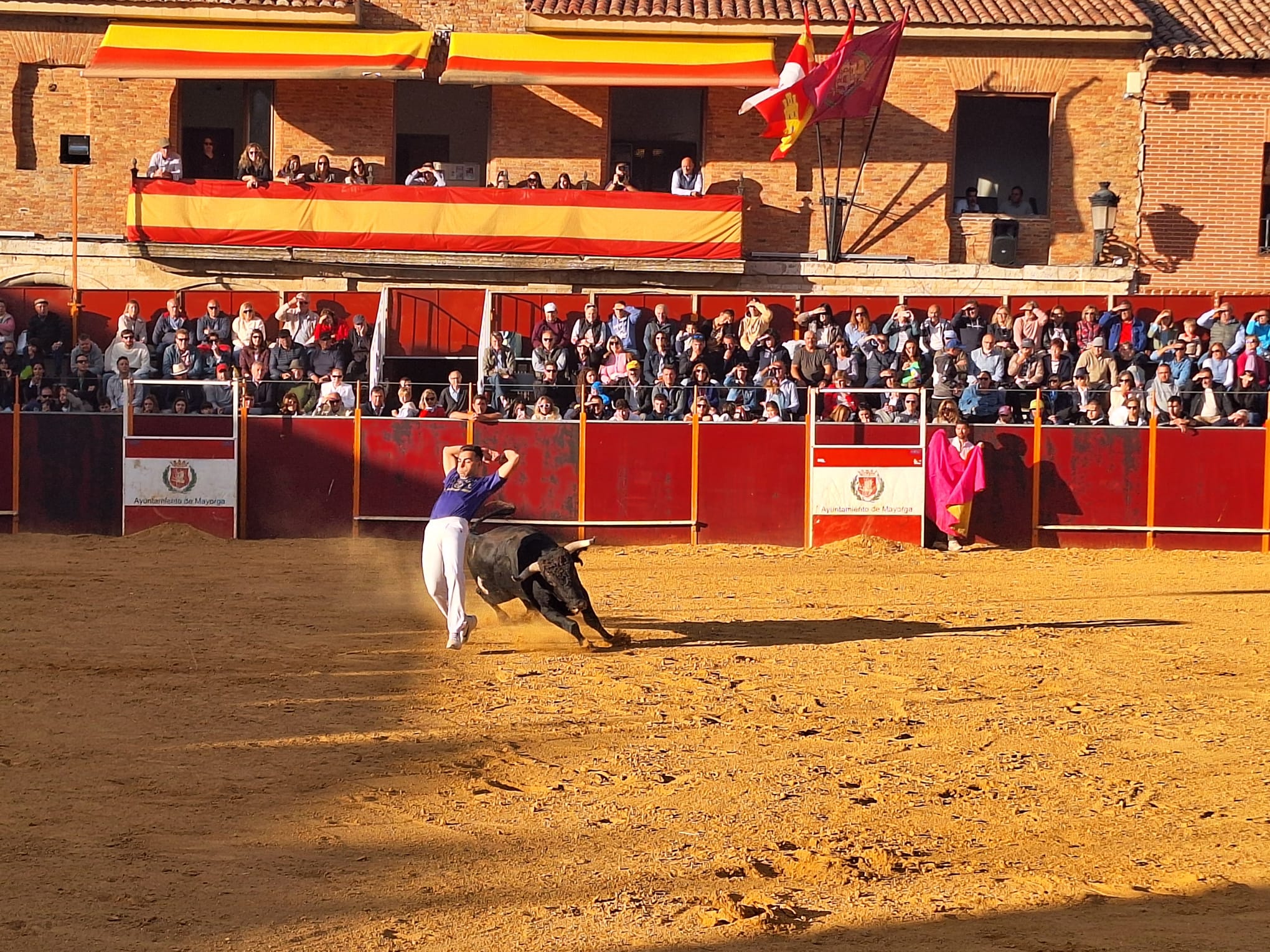 Los saltos de Christian Peñas ganan el concurso de cortes de Mayorga