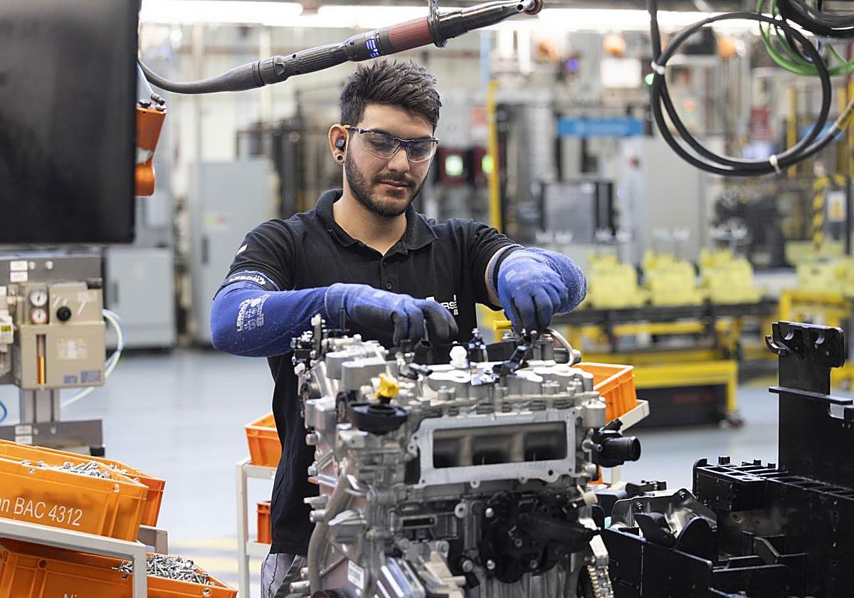 Un trabajador de Horse Valladolid en una imagen de archivo.