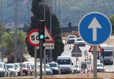 Las obras de humanización de la VA-20 suman este martes un nuevo corte