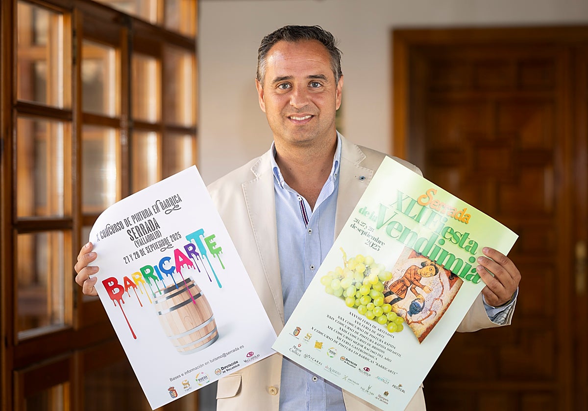 César López, alcalde de Serrada.