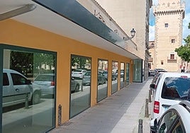 Fachada del mercado de Los Huertos tras la reforma.