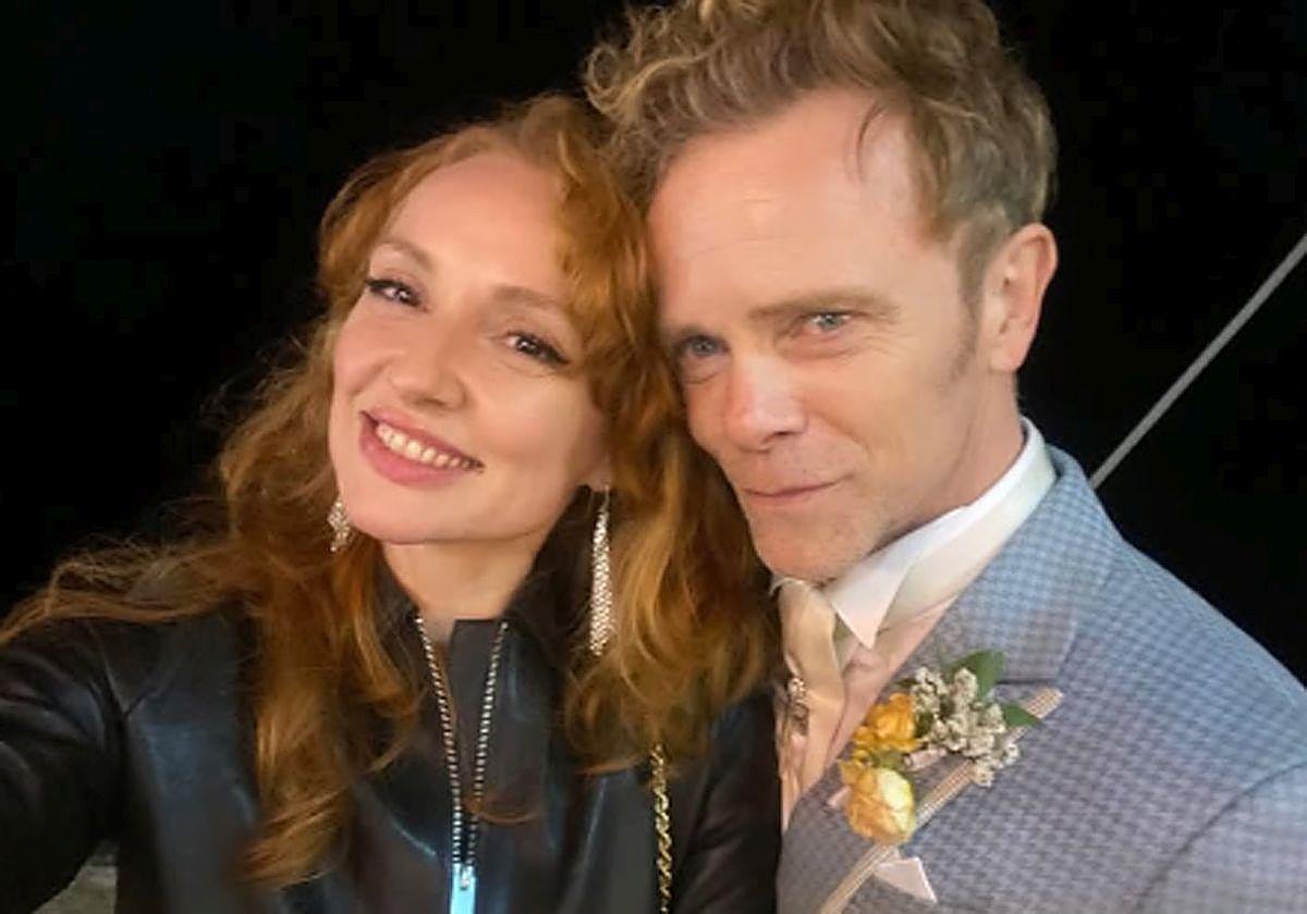 Cristina Castaño con Jimmy Shaw, en una imagen de archivo.