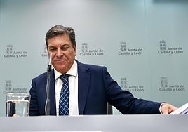 Fernandez Carriedo tras la reunión del Consejo de Gobierno.