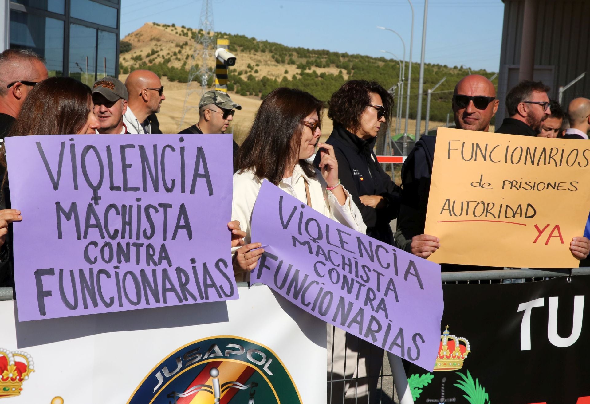 Protesta en la cárcel de Segovia contra Grande-Marlaska