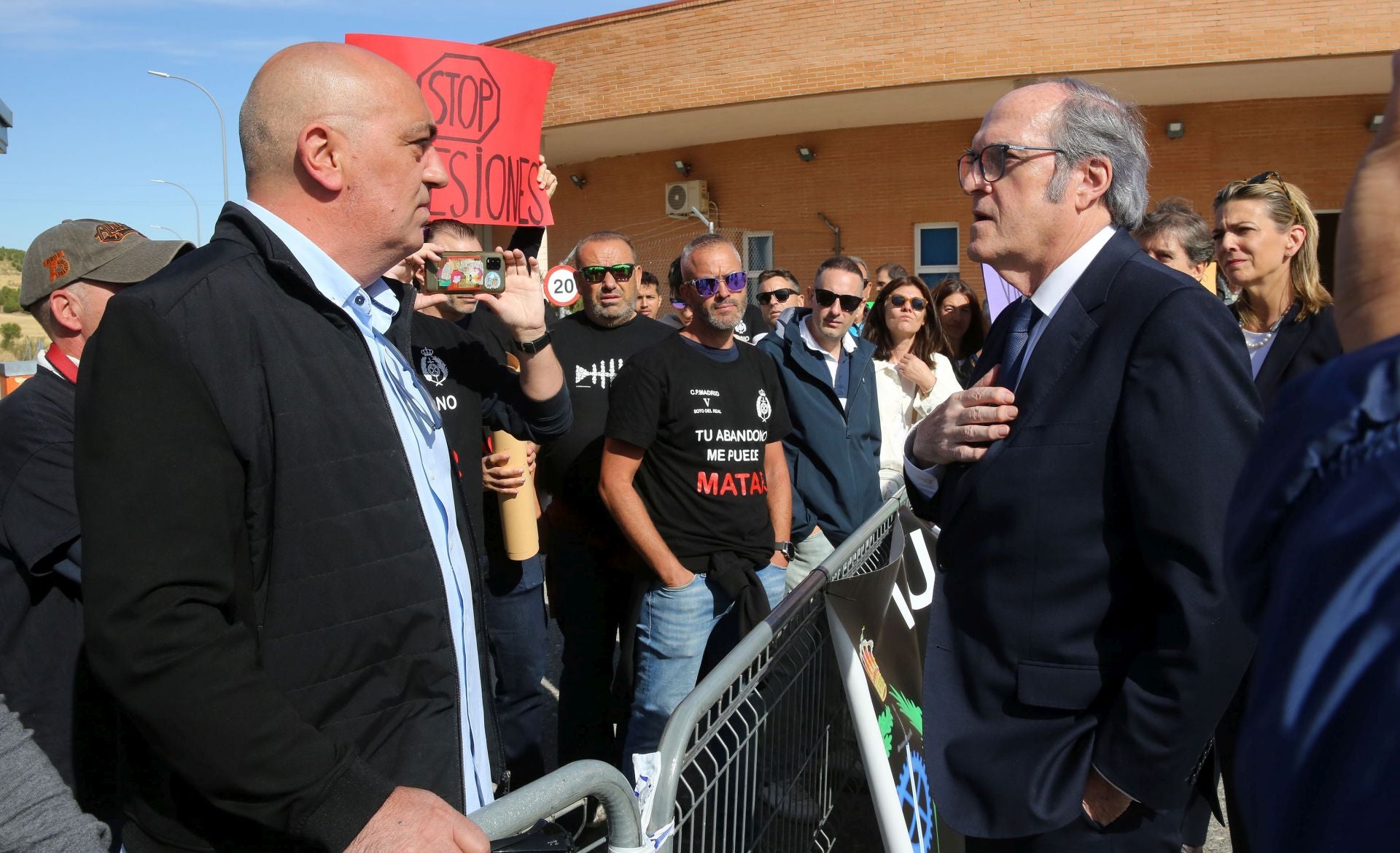 Protesta en la cárcel de Segovia contra Grande-Marlaska