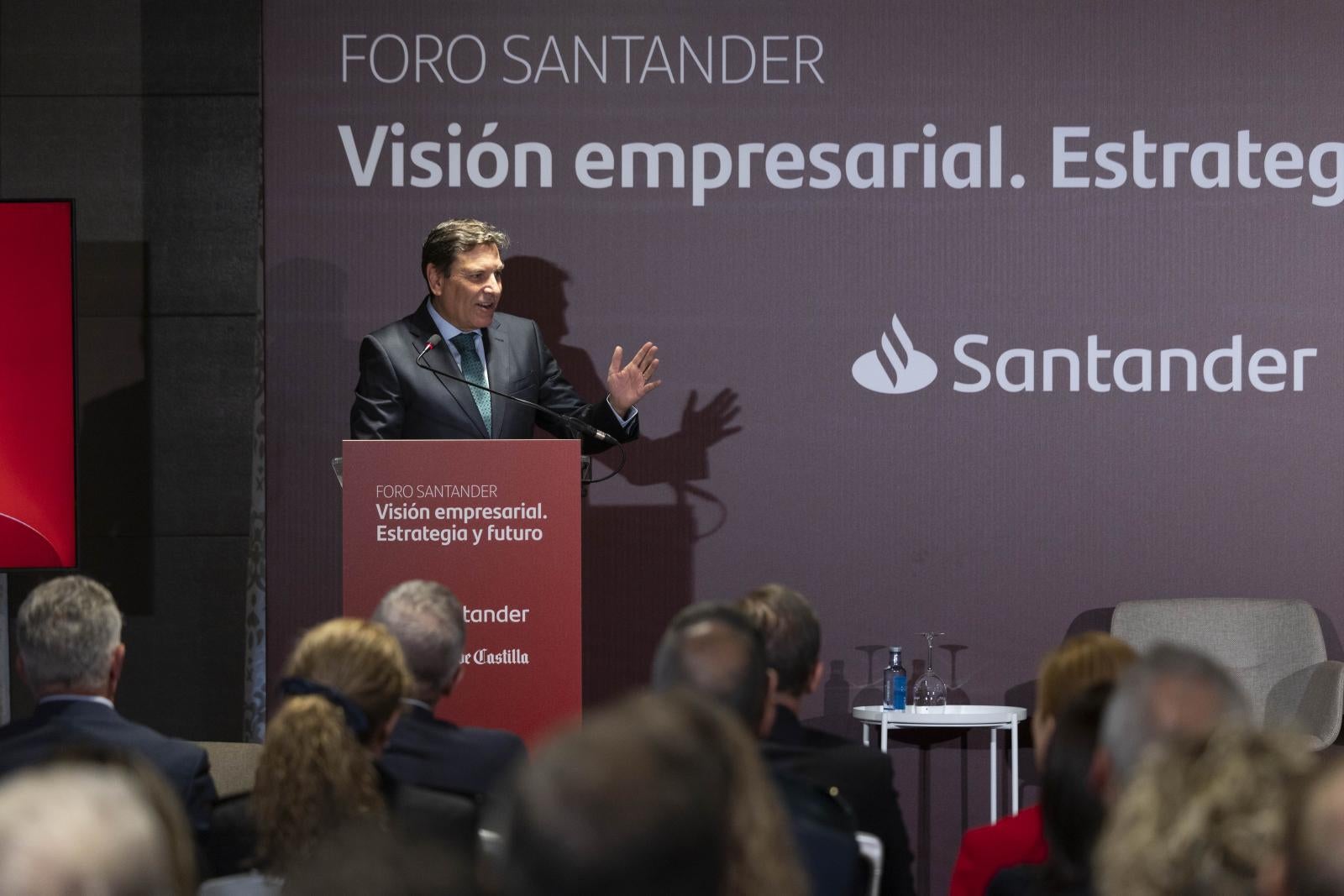 Asistentes al Foro Santander &#039;Visión empresarial, estrategia y futuro&#039;