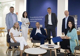 Equipo de altos patrimonios de BBVA de Castilla y León.