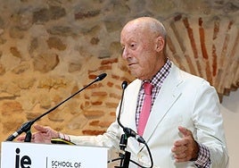 Norman Foster, durante su conferencia.