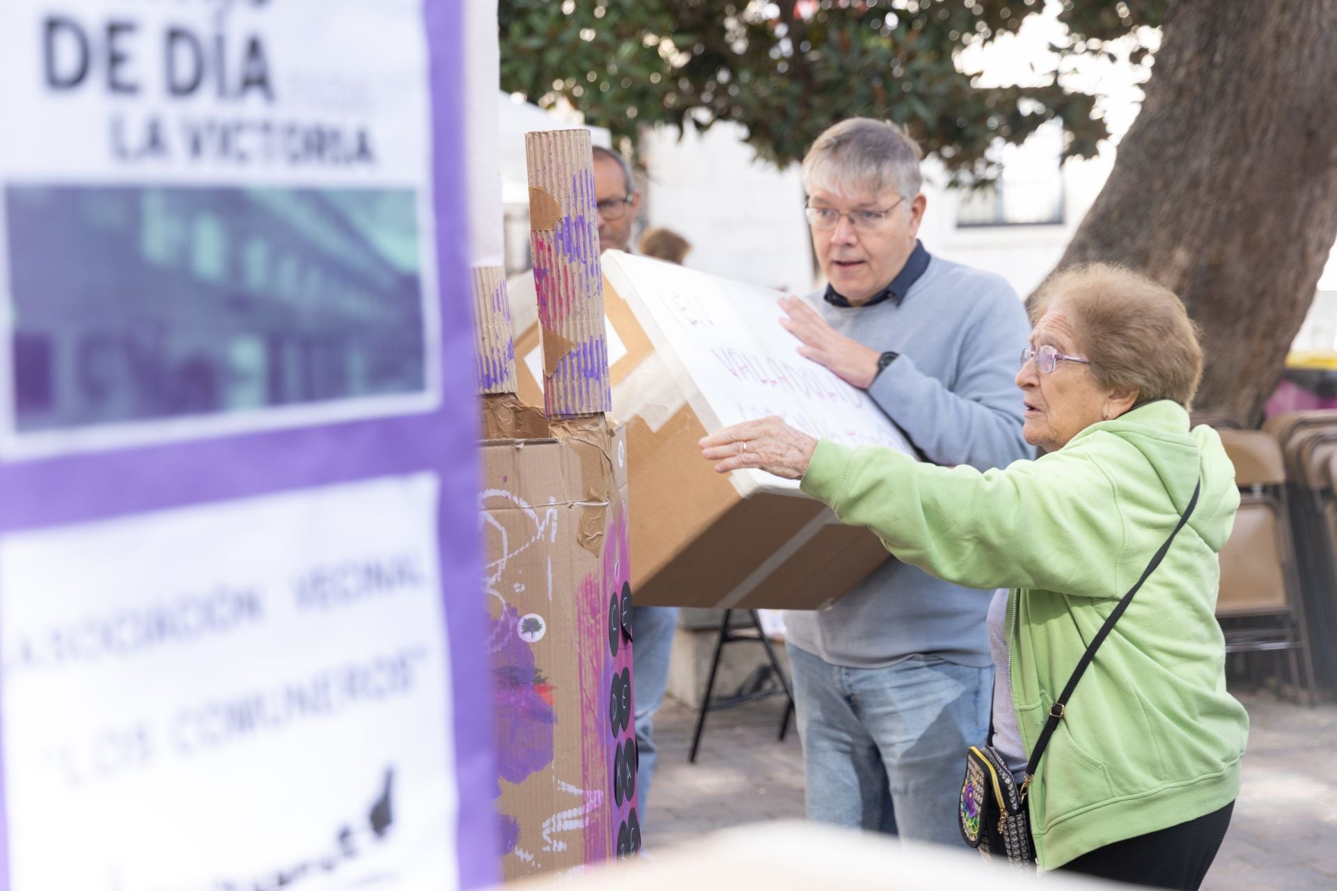 Día de los vecinos en la Plaza de la Universidad de Valladolid