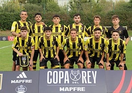 El once con el que saltó a Fadura el Getxo.