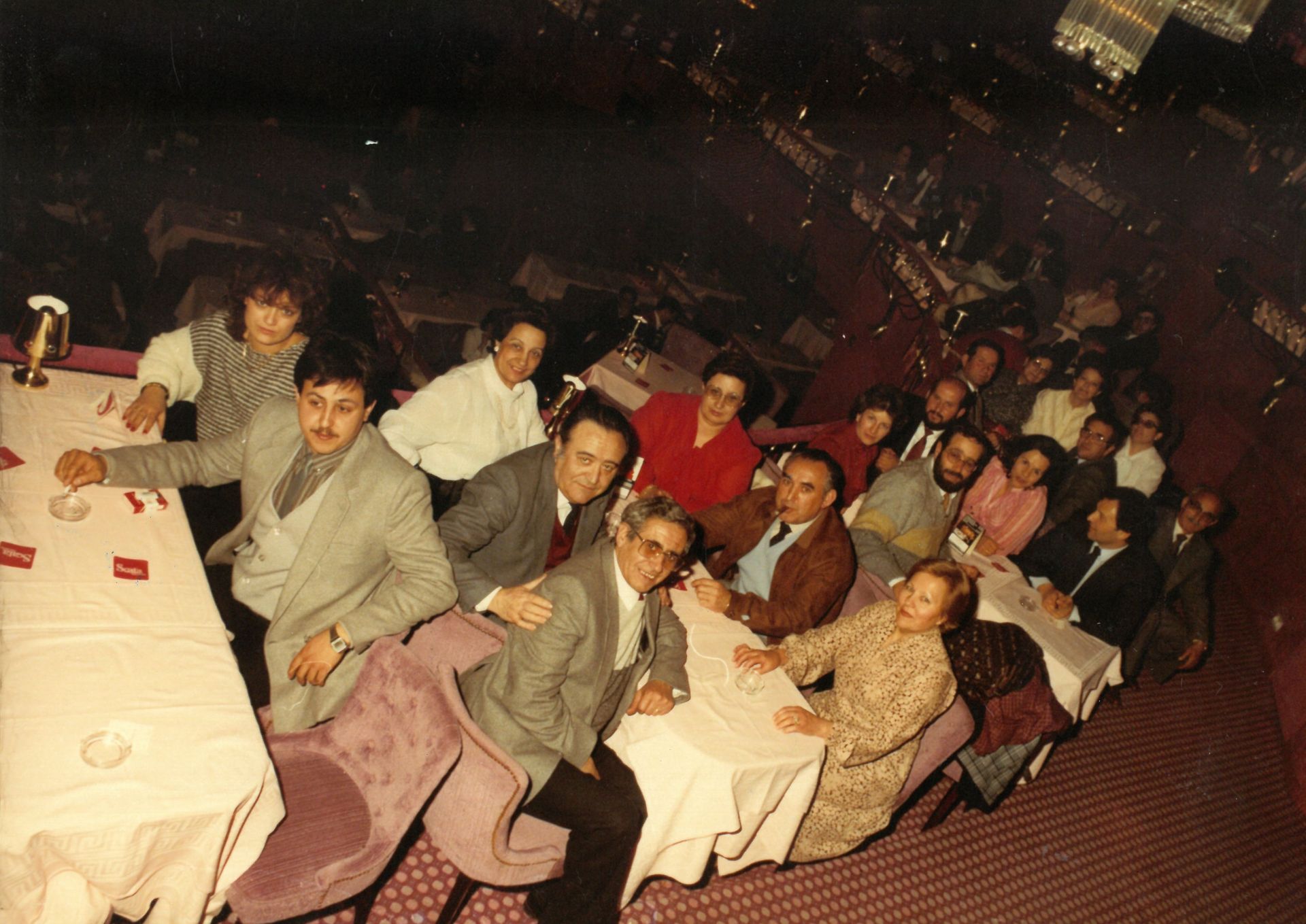 Reunión de familias de Matapozuelos que viven en Cataluña, Marzo de 1985.