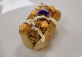 Una presentación exquisita para un plato también exquisito