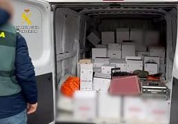 Tres detenidos y dos investigados por robar más de 9.100 botellas en una bodega de Burgos