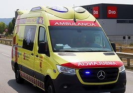 Una ambulancia de Sacyl en una imagen de archivo.