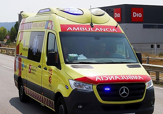 Una ambulancia de Sacyl en una imagen de archivo.