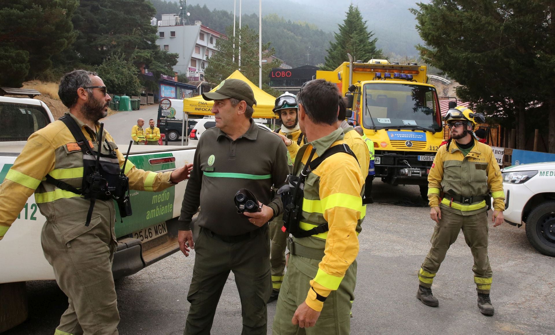 El incendio en el nordeste, en imágenes