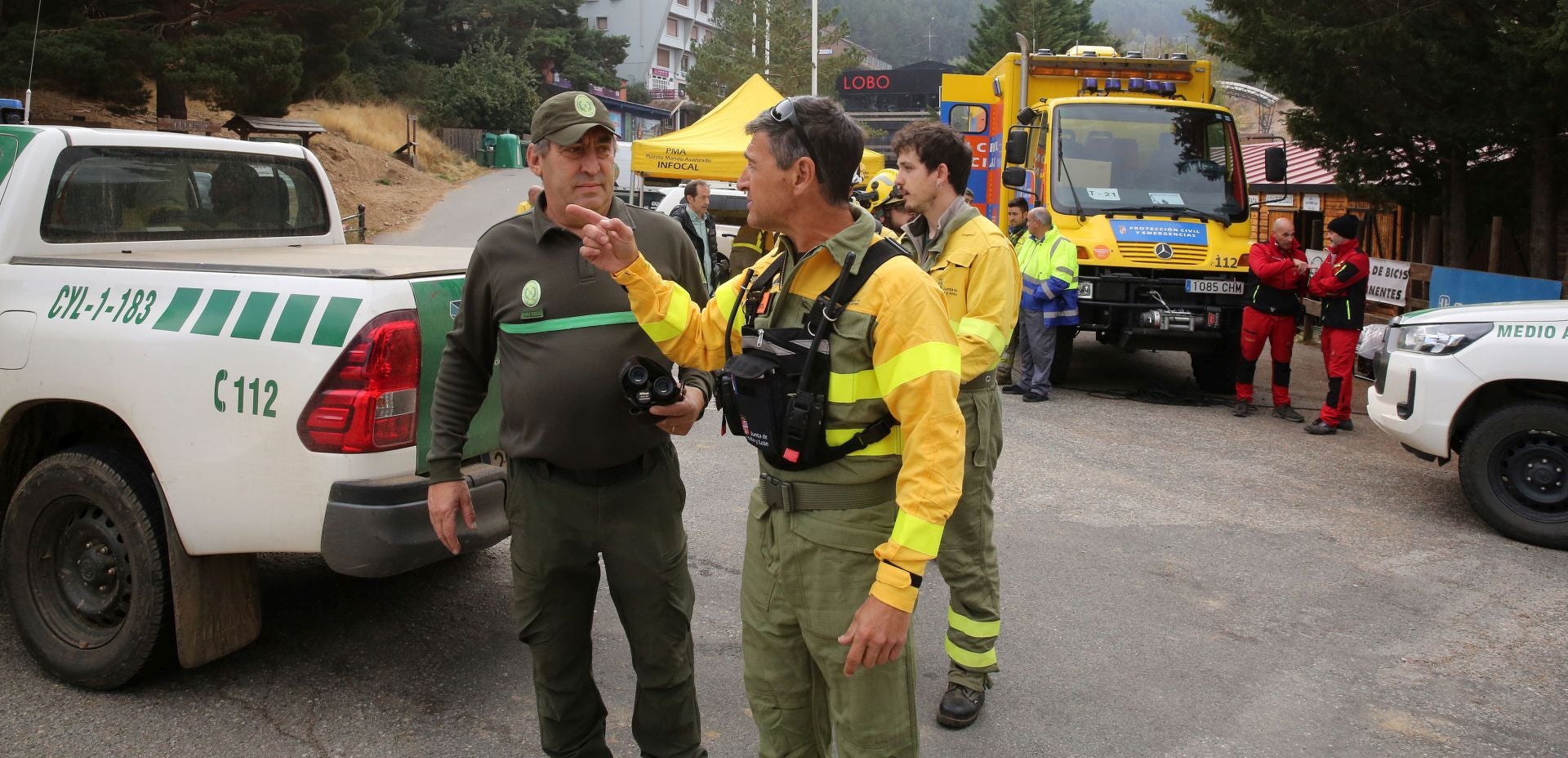 El incendio en el nordeste, en imágenes