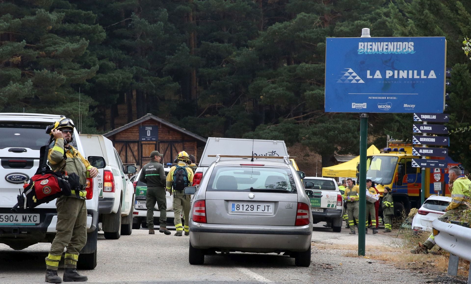 El incendio en el nordeste, en imágenes