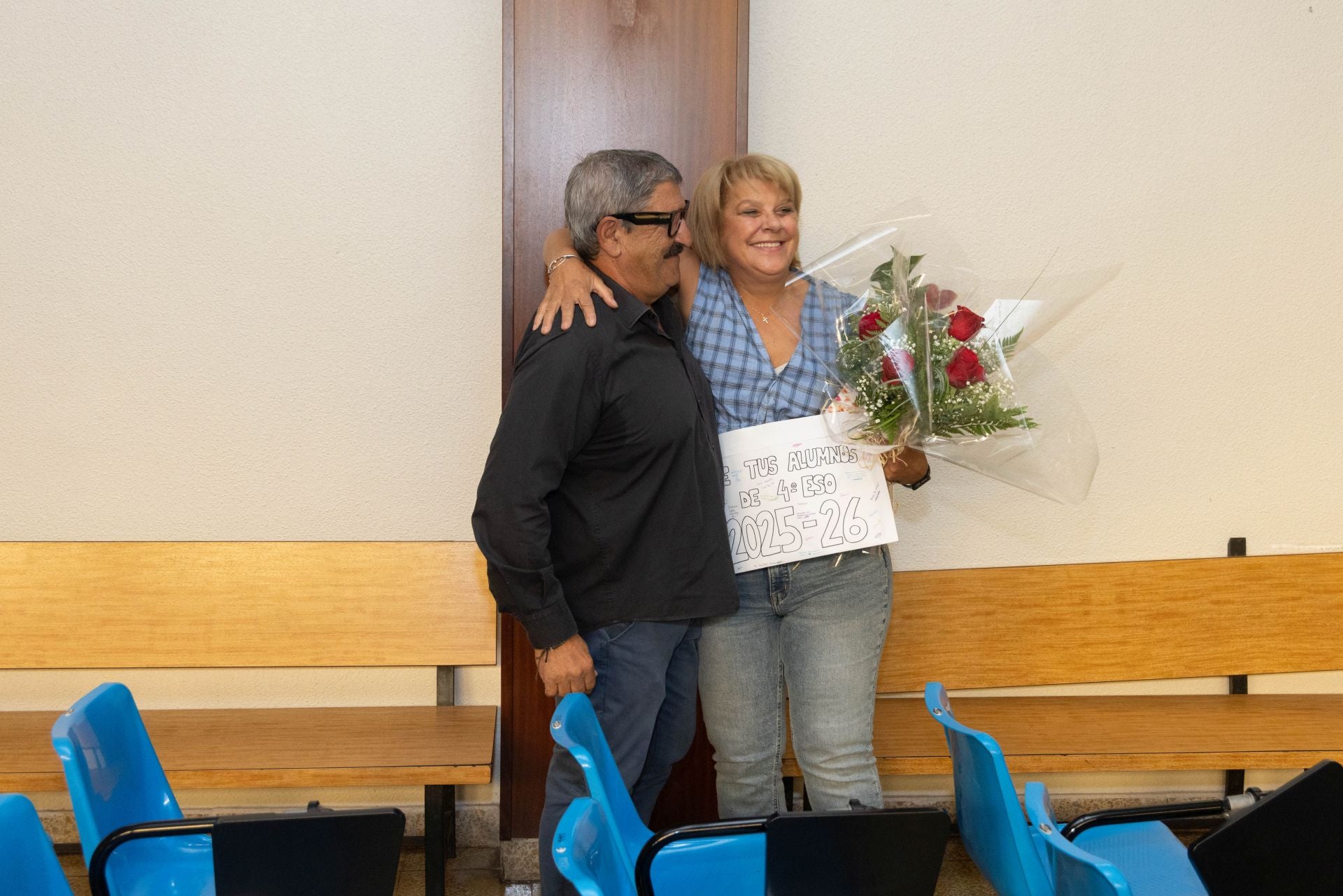 Las imágenes de la jubilación de &#039;Sela&#039;, el alma del colegio Huelgas Reales