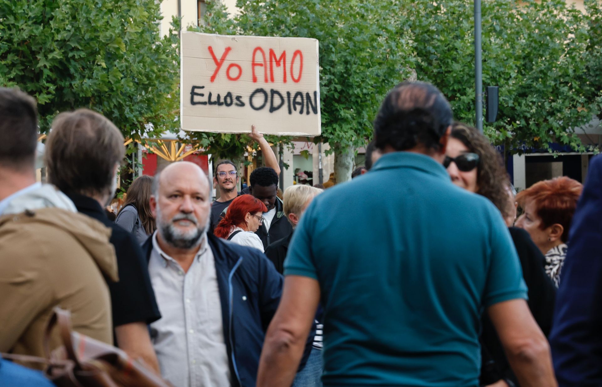Así ha sido la concentración contra las agresiones homófobas en Palencia
