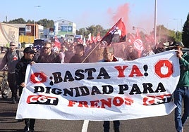 Las protestas de los trabajadores de Frenos y Conjuntos