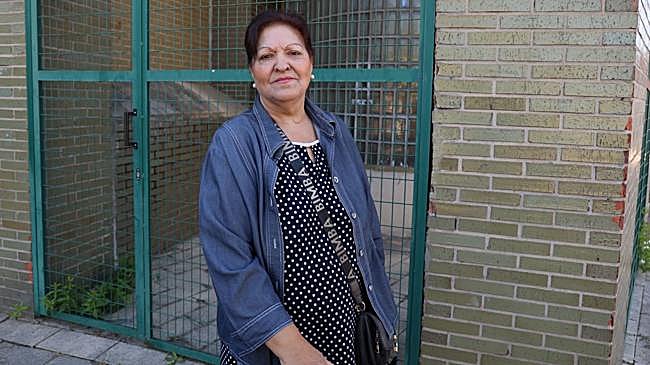 Imagen antes - A. Salazar, vecina del Barrio Belén y la Plaza de las Nieves.