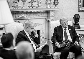 Benjamin Netanyahu y Donald Trump en su último encuentro.