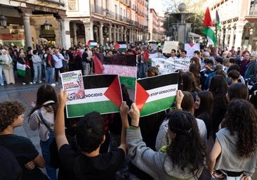 Los estudiantes de Valladolid salen a la calle contra la «horrorosa» situación en Palestina