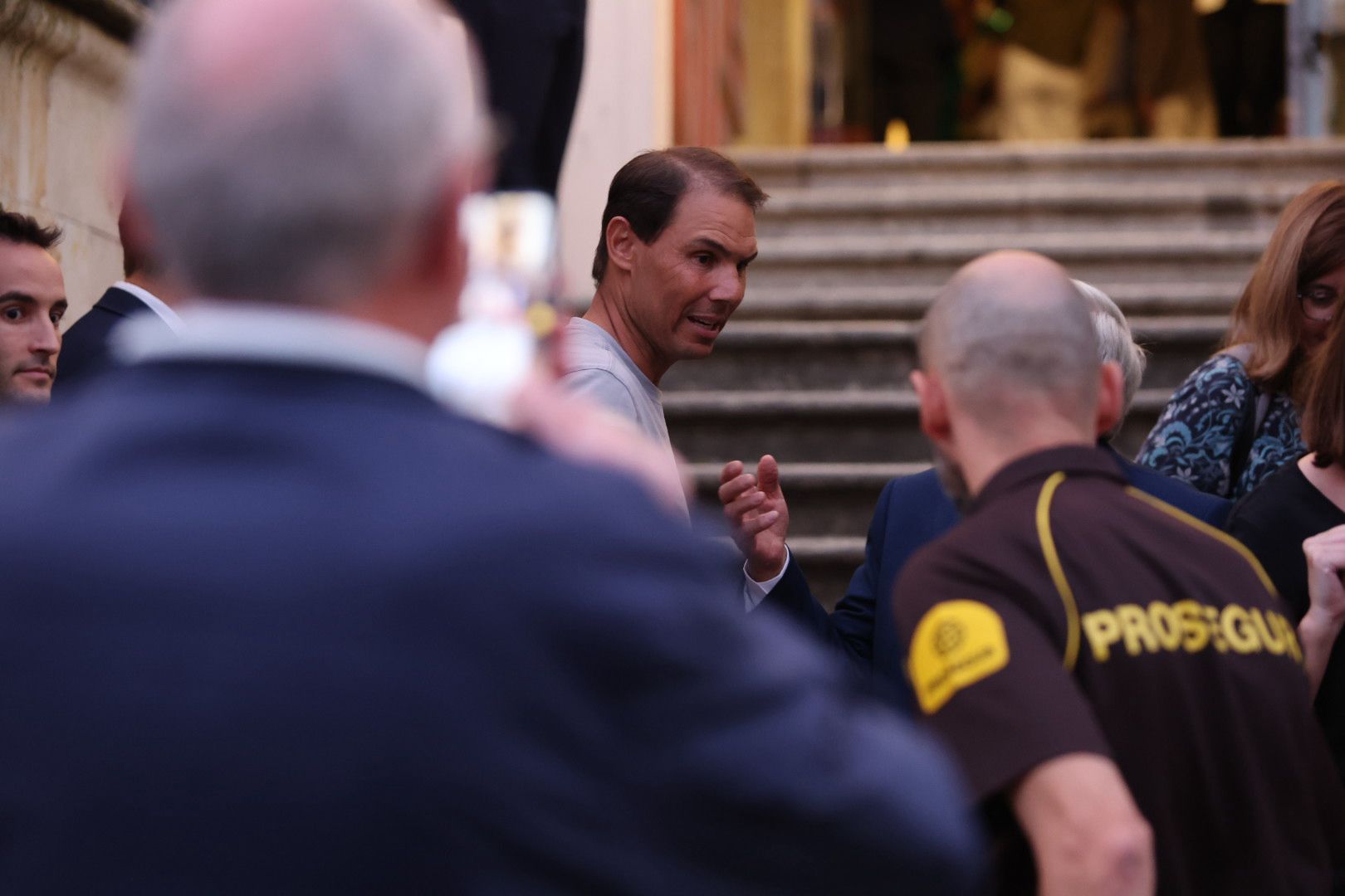 La llegada de Rafa Nadal a Salamanca, en imágenes