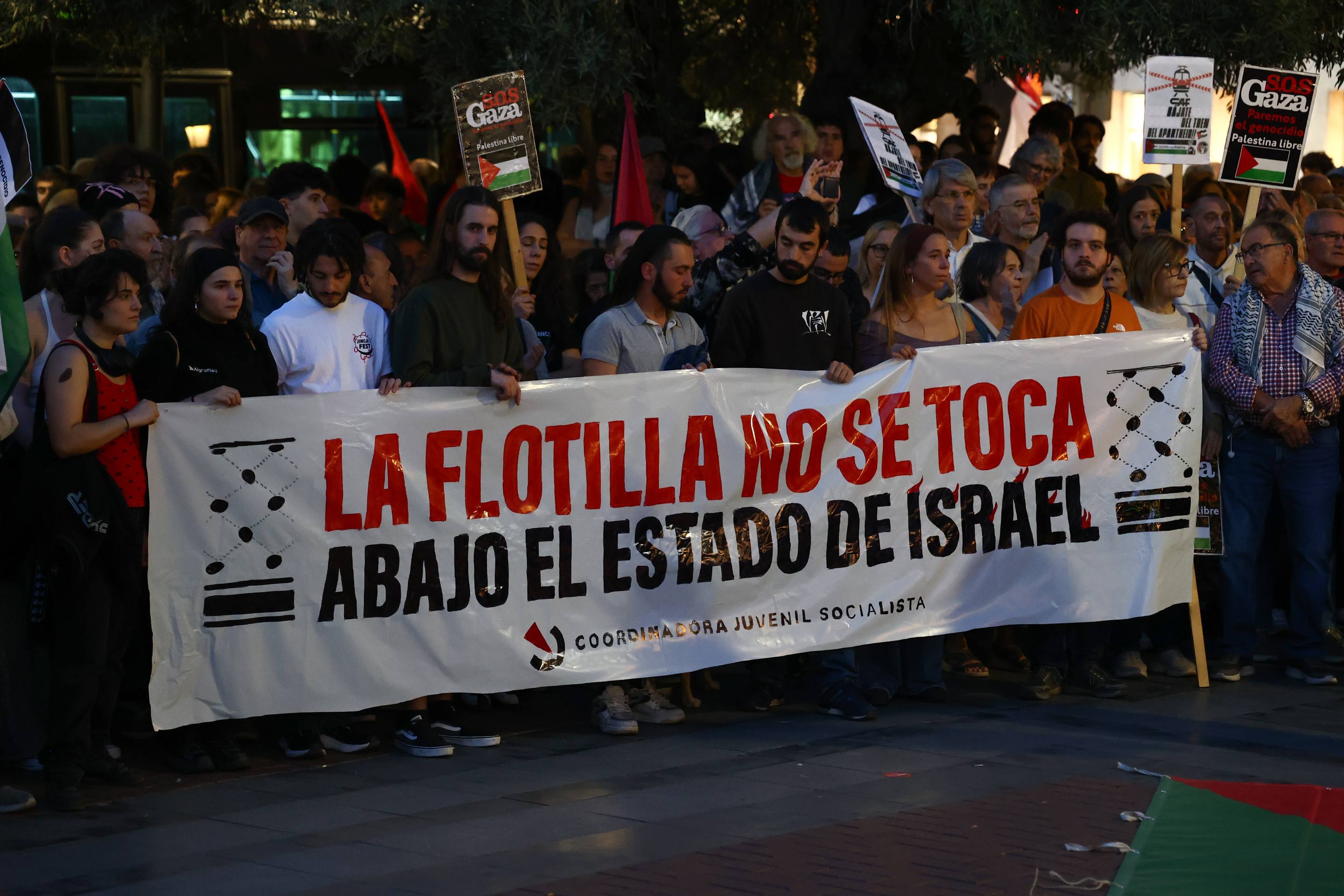 Nueva concentración en Fuente Dorada para reclamar el fin del «genocidio» en Palestina