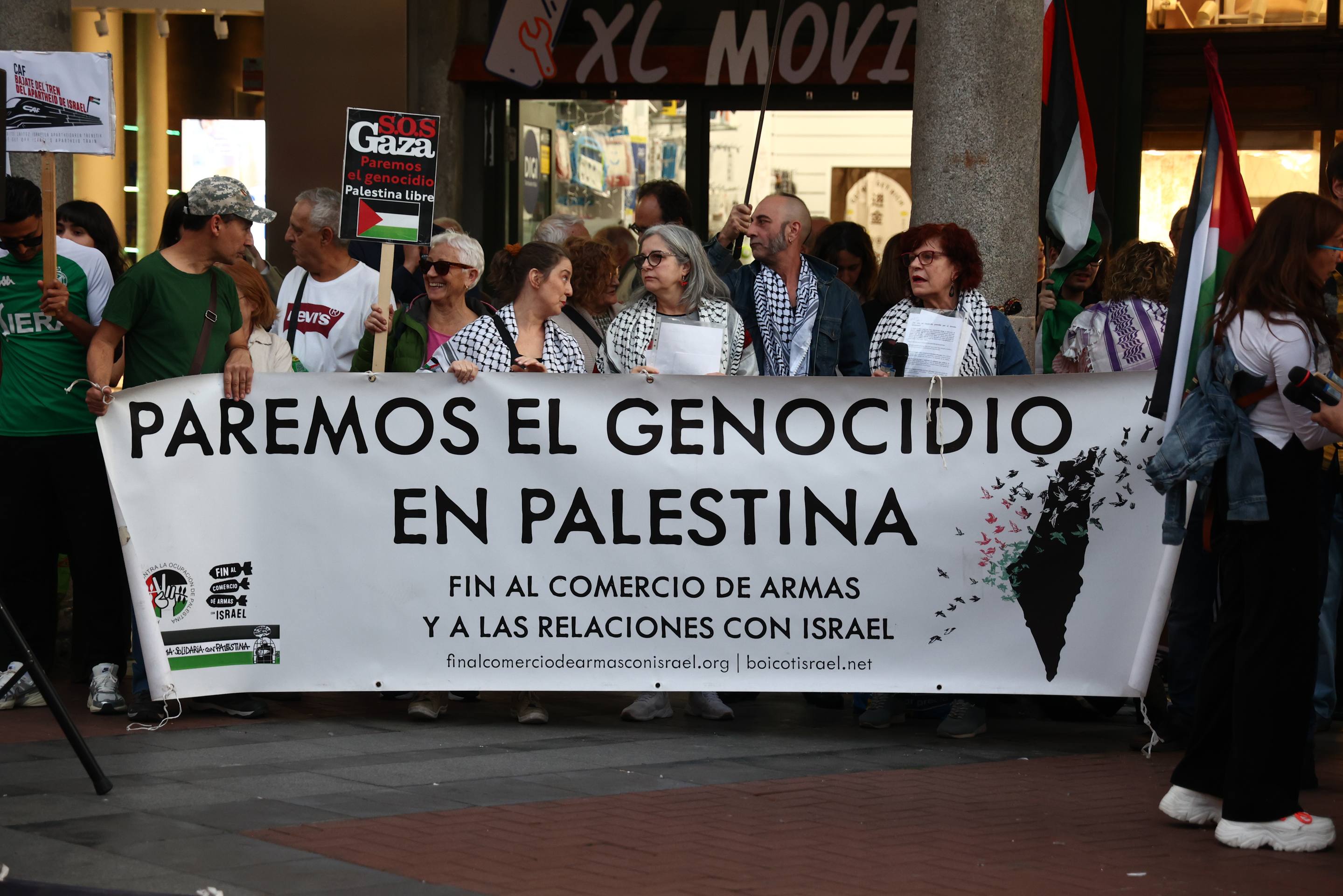 Nueva concentración en Fuente Dorada para reclamar el fin del «genocidio» en Palestina