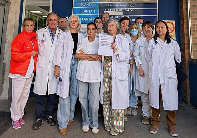 Doctores de los centros de salud Gamazo y Casa del Barco que prestan servicio a los residentes del entorno de Campo Grande de Valladolid