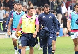 Diego Merino, en el último derbi ante El Salvador.