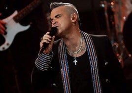 Robbie Williams, en un concierto.