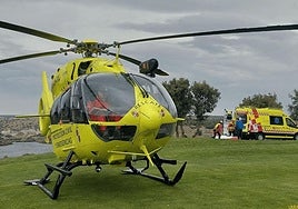 Un helicóptero de la Junta, en una imagen de archivo.