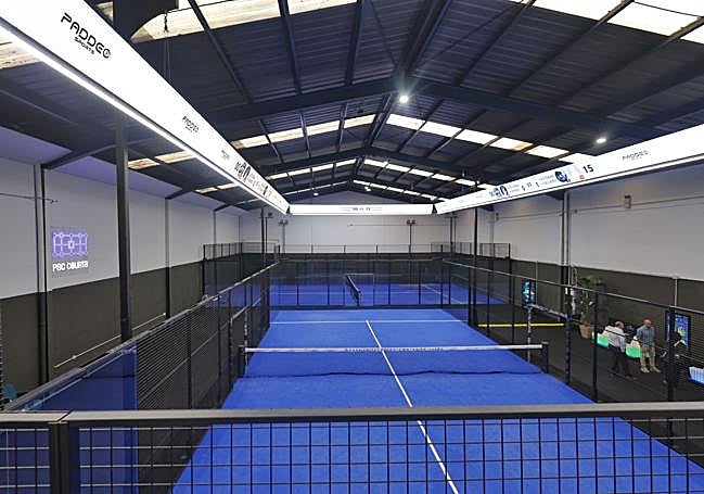 Una de las pistas inteligentes fabricadas por PSC Courts