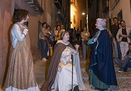 Representación de 'La novia judía', en el Corralillo de Santa Ana, este viernes.