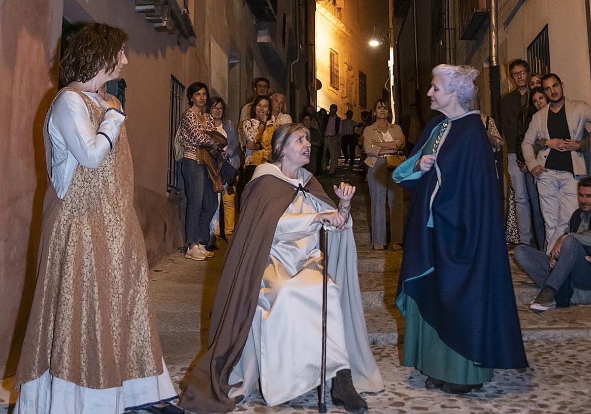 Representación de 'La novia judía', en el Corralillo de Santa Ana, este viernes.