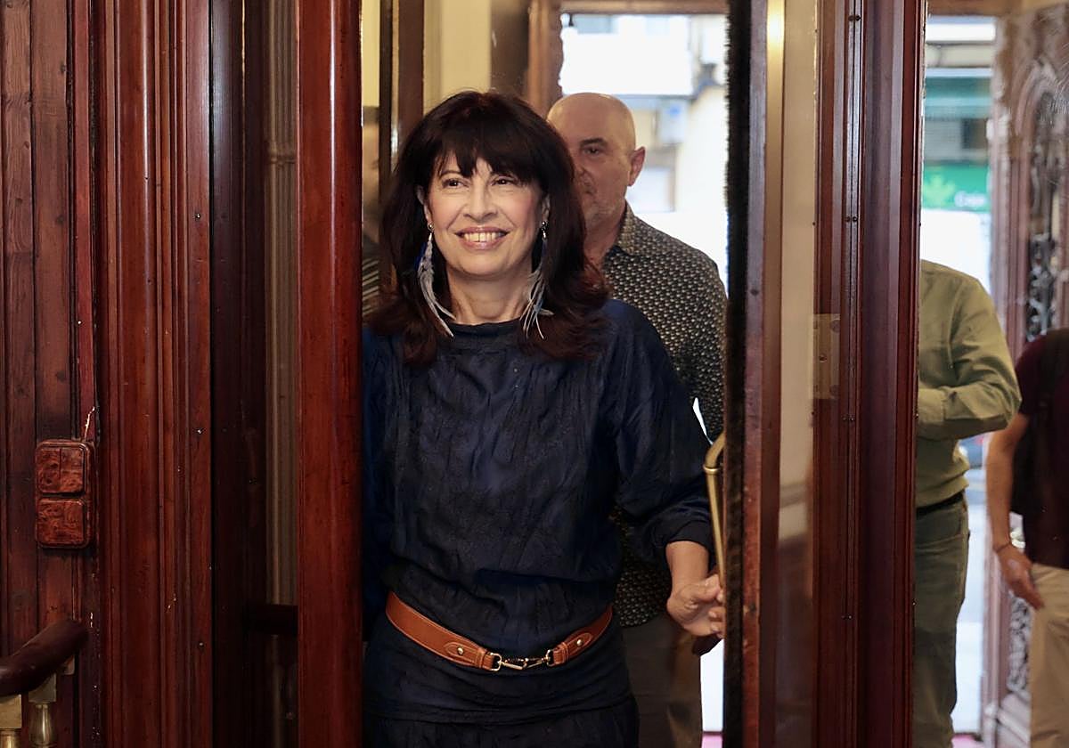 Ana Redondo, esta semana, en Valladolid, en un acto en recuerso de Pedro Zerolo, dirigente del PSOE y activista LGBTI+