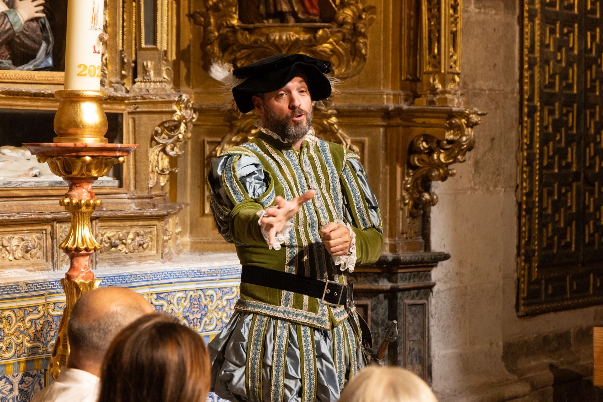 Las imágenes de la ruta teatralizada de la Controversia de Valladolid