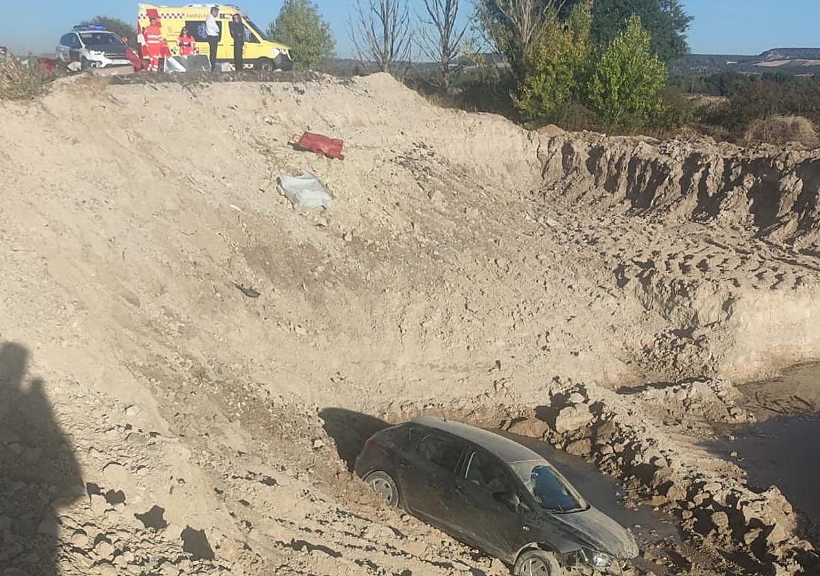 Estado en el que ha quedado el vehículo tras el accidente.