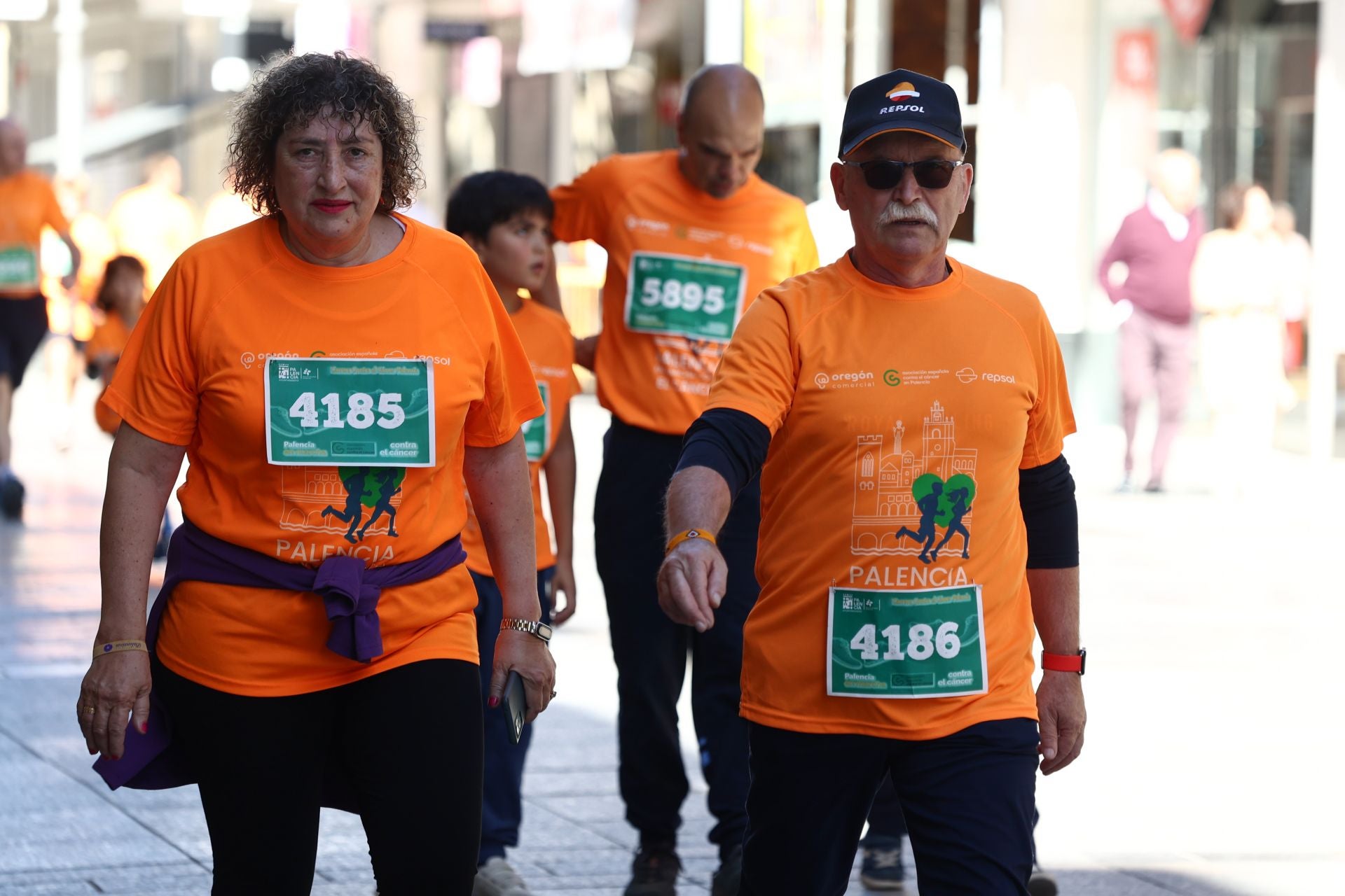 Las imágenes de la carrera contra el cáncer de Palencia