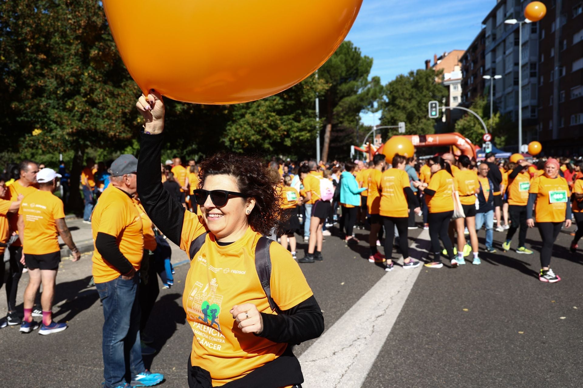 Las imágenes de la carrera contra el cáncer de Palencia