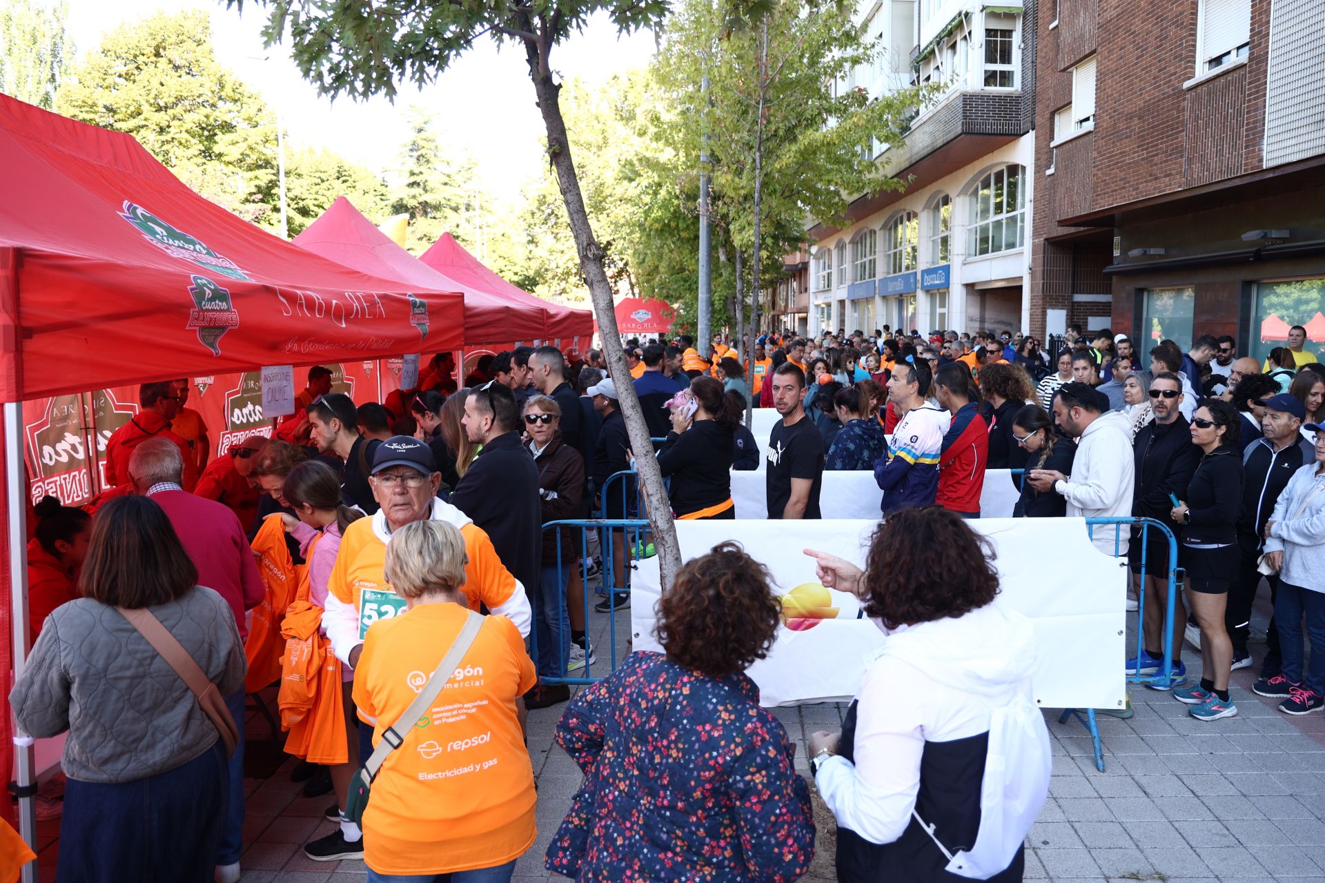 Las imágenes de la carrera contra el cáncer de Palencia